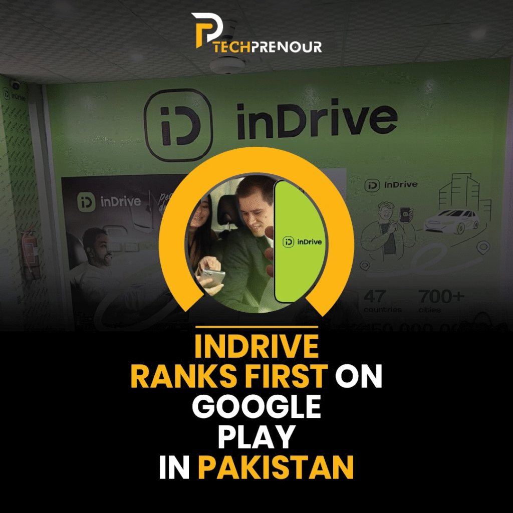 inDrive Ranks First on Google Play in Pakistan