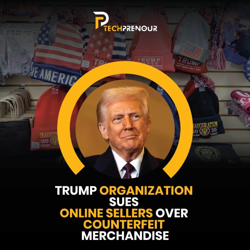 The Trump Organization is suing online sellers for counterfeit merchandise, highlighting the lawsuit’s impact on e-commerce.