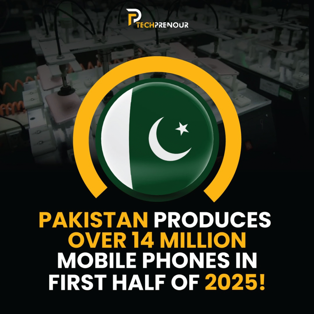 Pakistan mobile phone production 2025.